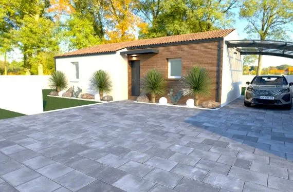 Photo maison 59 m² sur terrain 226 m²