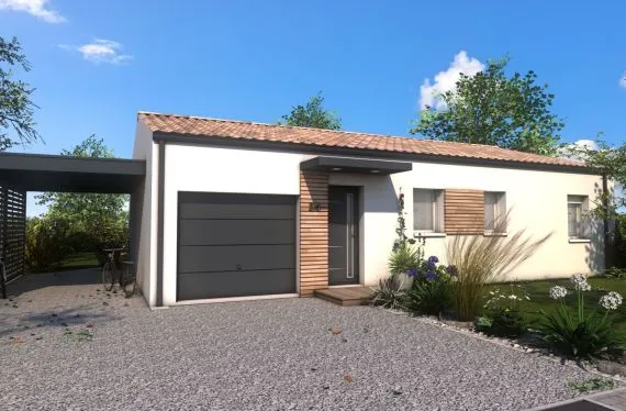 Photo maison 80 m² sur terrain 520 m²