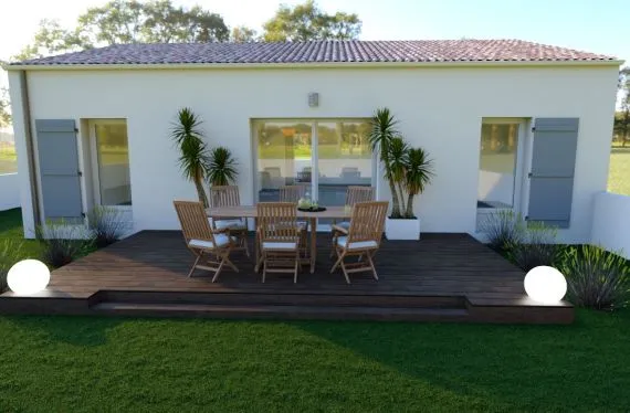 Photo maison 72 m² sur terrain 237 m²